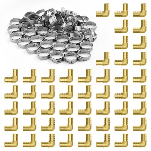 Pipe fittings 50pcs brass - 50pcs,